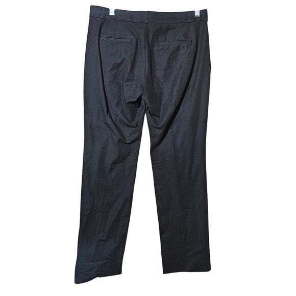 Banana Republic Black Flat Front Dress Pants Size 6 - Picture 2 of 5